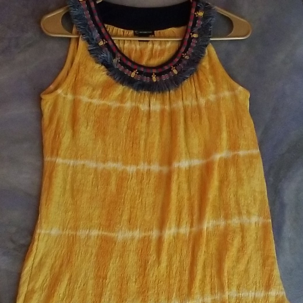 Boho Tunic Tank Top NWTS Sz S